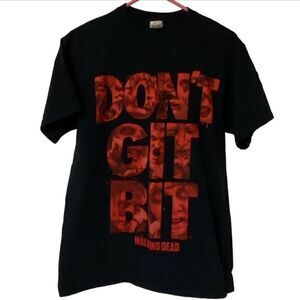 AMC’s The Walking Dead Black/Red “Don’t Git Bit” T-Shirt
